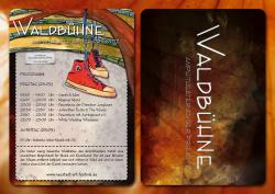 Flyer zur Waldbühne beim Naf 23.9.2016